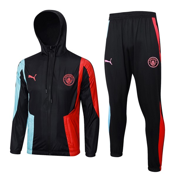 Windjacke Manchester United Komplett Set 2024-25 Blau